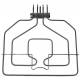 Resistencia grill superior para hornos Bosch Siemens