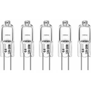 5 Lamparas tipo pin G4 12V -20W