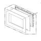 PUERTA MICROONDAS LG AGM74690001