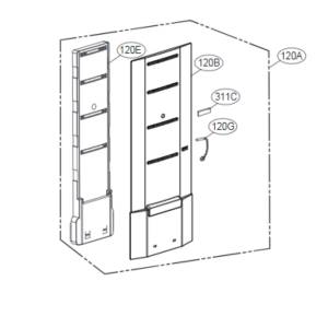 Control damper para frigoríficos LG