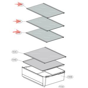 ESTANTE DE CRISTAL FR LG AHT74393802