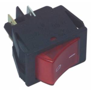 Interruptor universal color rojo