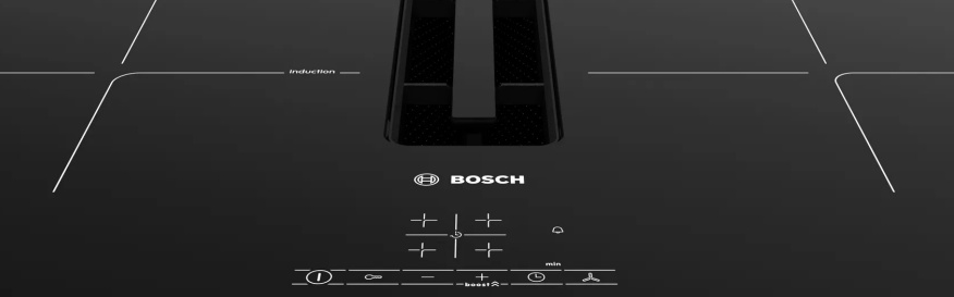 Bosch suma a su gama de placas con extractor integrado un modelo de 60 cm  de ancho
